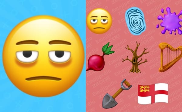 2025最新8個emoji表情符號公開，等不及想用「眼袋疲倦臉」根本是社畜的職場心聲